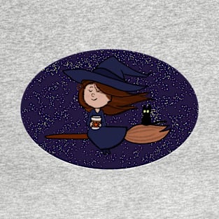 A witch's favorite brew (with a background) T-Shirt